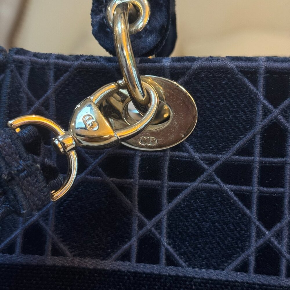 Christian Lady Dior Bag with Strap - Picture 10 of 16